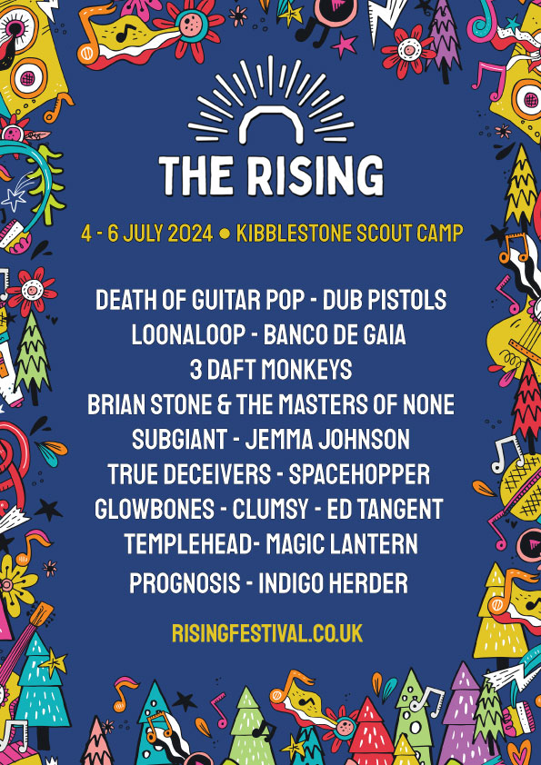 Rising Line Up Poster 2024 - Announcement 1